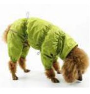Full-Body Green Snow Suit