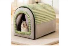 Fully Enclosed Pet House Bed