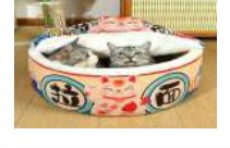 Noodle Shape Pet Bed