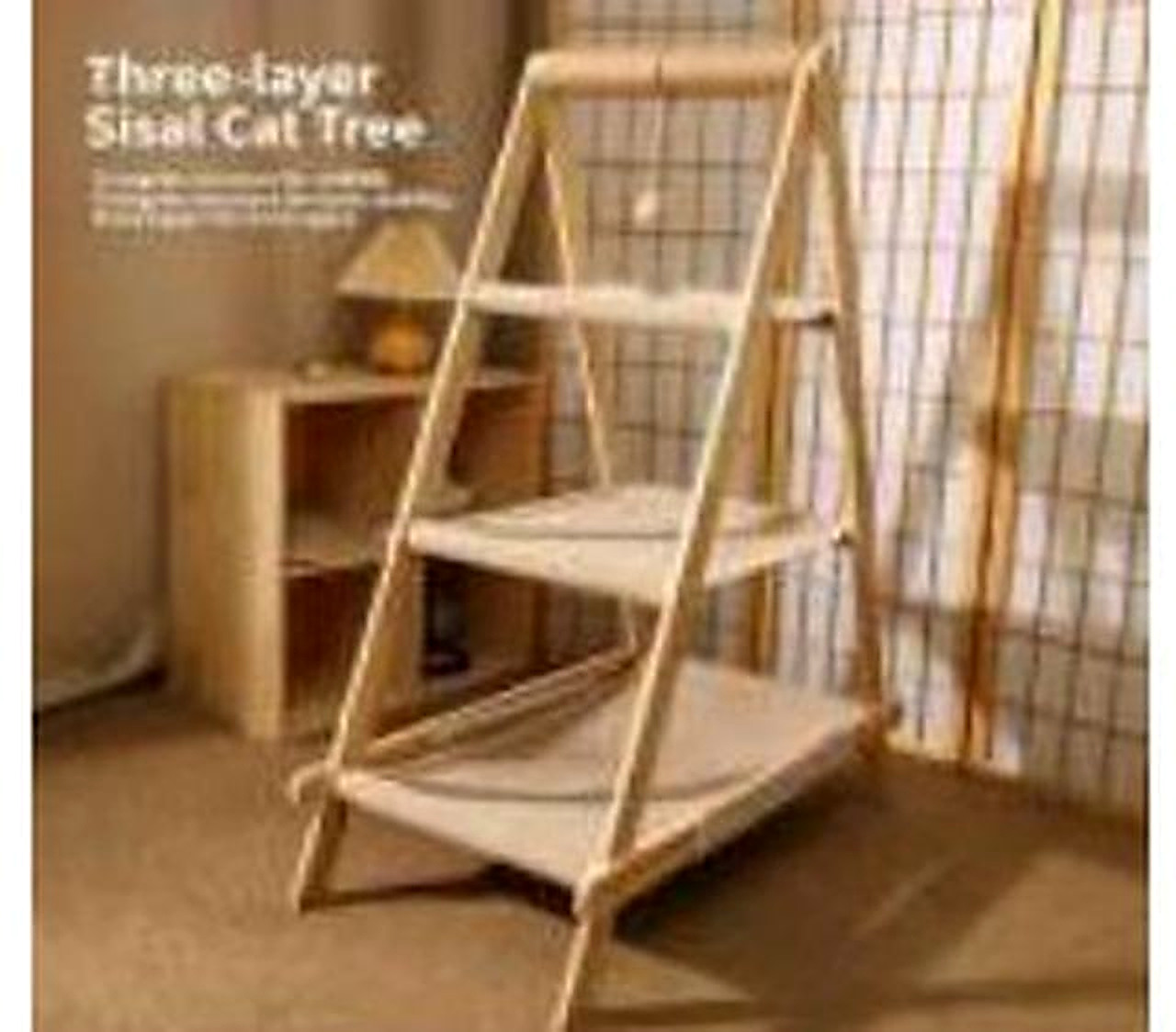 Triangular Sisal Cat Tree